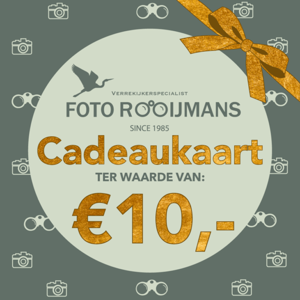 €10,- Tegoedbon (Tien Euro) – Foto Rooijmans
