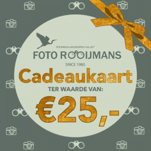 €25,- Tegoedbon (Vijfentwintig Euro) – Foto Rooijmans