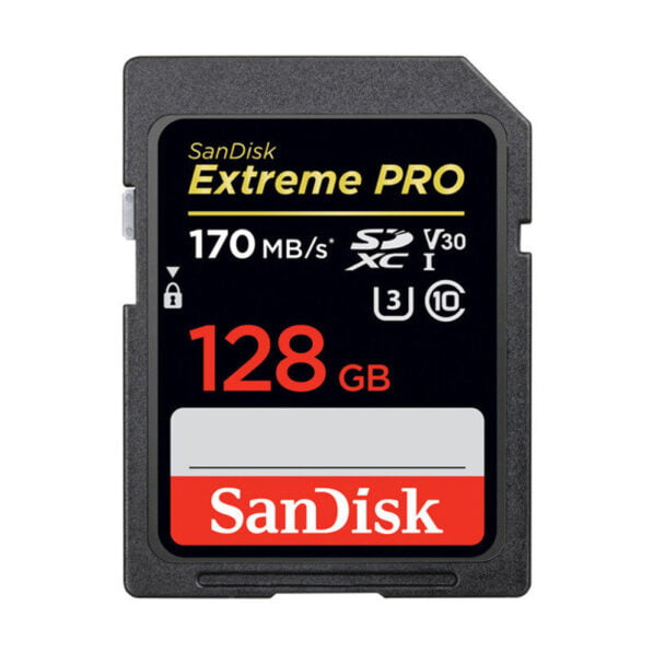 SanDisk 128GB SD Extreme Pro UHS-I U3 V30 170MB/s