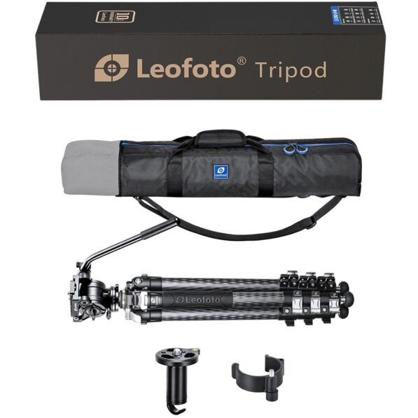 Leofoto Manba LV-284C tripod + BV-5 videohead - Afbeelding 10