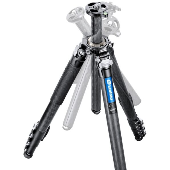 Leofoto Manba LV-284C tripod + BV-5 videohead - Afbeelding 3